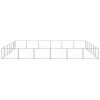 Dog Kennel Silver 387.5 ft¬≤ Steel